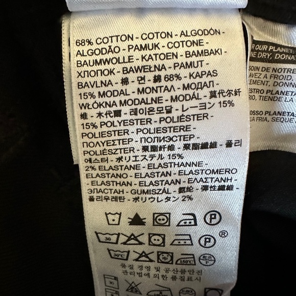 Levi's 710 Super Skinny Black Wax Coated Jeans, Size 26, Black - Picture 13 of 13